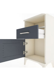 Arges Komodin 2 Raflı Tek Çekmeceli Tek Kapaklı 44x30x80 - S08M003V2A