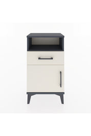 Arges Komodin 2 Raflı Tek Çekmeceli Tek Kapaklı 44x30x80 - S08M003V4A