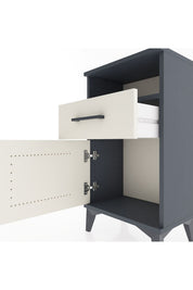 Arges Komodin 2 Raflı Tek Çekmeceli Tek Kapaklı 44x30x80 - S08M003V4A