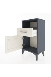 Arges Komodin 2 Raflı Tek Çekmeceli Tek Kapaklı 44x30x80 - S08M003V4A