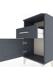 Arges Komodin 2 Raflı Tek Çekmeceli Tek Kapaklı 44x30x80 - S08M003V5A