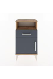 Arges Komodin 2 Raflı Tek Çekmeceli Tek Kapaklı 44x30x80 - S08M003V8A