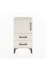 Arges Komodin 2 Raflı 2 Çekmeceli Tek Kapaklı 44x30x80 - S08M004V1A
