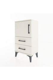 Arges Komodin 2 Raflı 2 Çekmeceli Tek Kapaklı 44x30x80 - S08M004V1A
