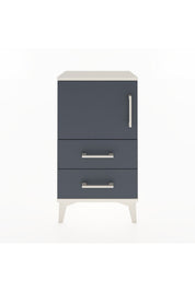 Arges Komodin 2 Raflı 2 Çekmeceli Tek Kapaklı 44x30x80 - S08M004V2A