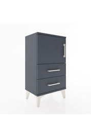 Arges Komodin 2 Raflı 2 Çekmeceli Tek Kapaklı 44x30x80 - S08M004V5A