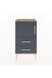 Arges Komodin 2 Raflı 2 Çekmeceli Tek Kapaklı 44x30x80 - S08M004V8A