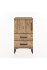 Arges Komodin 2 Raflı 2 Çekmeceli Tek Kapaklı 44x30x80 - S08M004V9A