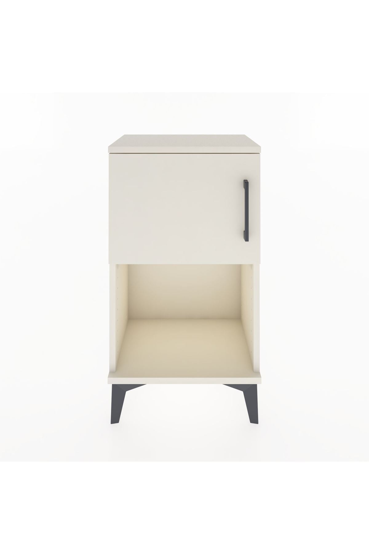 Arges Komodin 2 Raflı Tek Kapaklı 44x30x80 - S08M005V1A