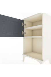 Arges Komodin 2 Raflı Tek Kapaklı 44x30x80 - S08M005V2A