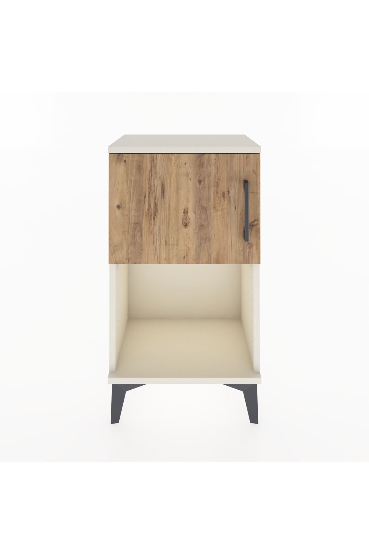 Arges Komodin 2 Raflı Tek Kapaklı 44x30x80 - S08M005V3A