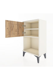 Arges Komodin 2 Raflı Tek Kapaklı 44x30x80 - S08M005V3A