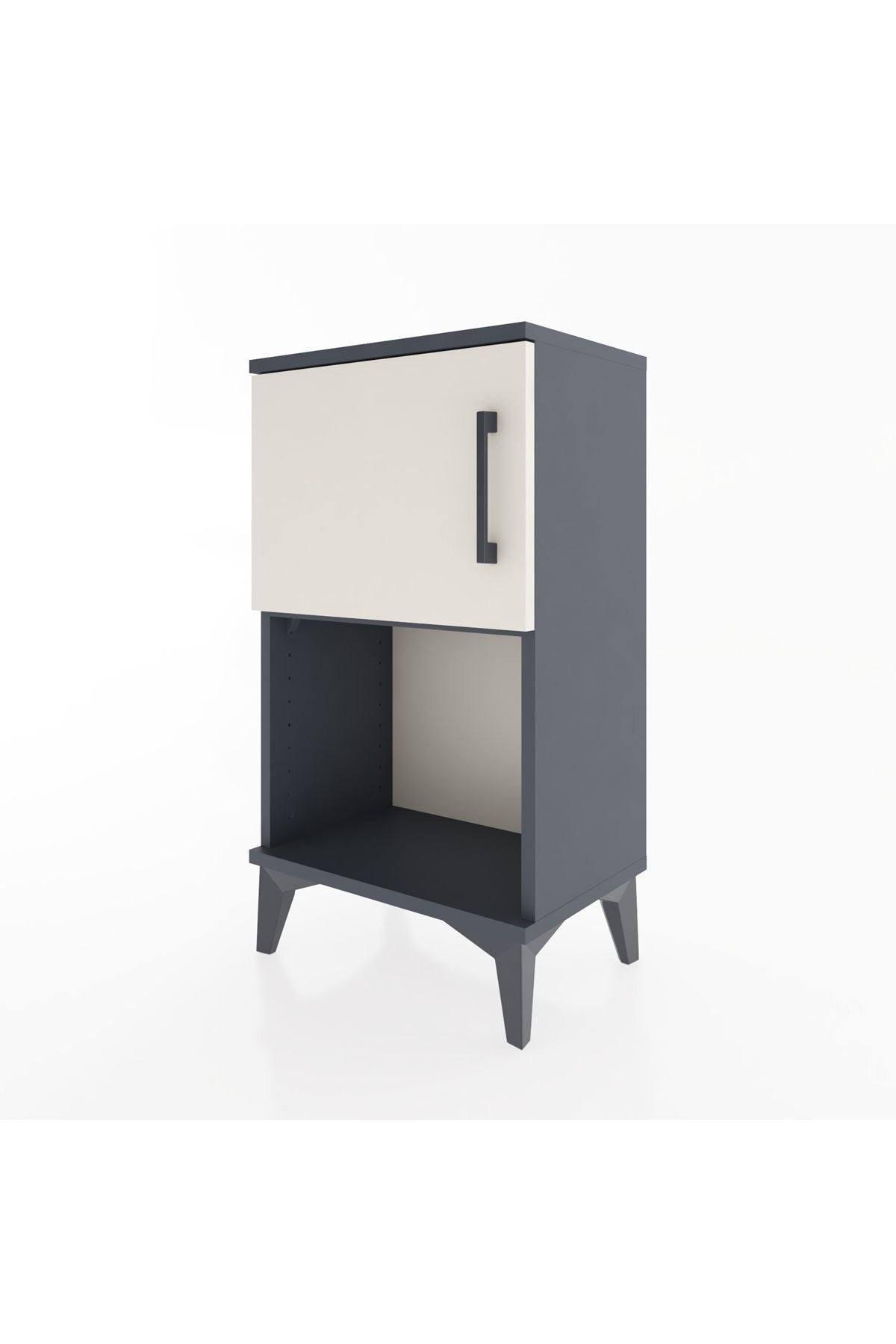 Arges Komodin 2 Raflı Tek Kapaklı 44x30x80 - S08M005V4A