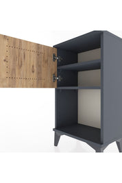 Arges Komodin 2 Raflı Tek Kapaklı 44x30x80 - S08M005V6A