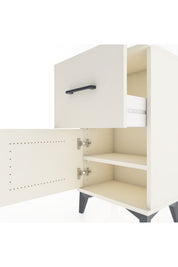 Arges Komodin Tek Raflı Tek Çekmeceli Tek Kapaklı 44x30x80 - S08M007V1A