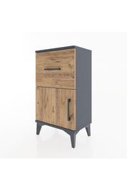 Arges Komodin Tek Raflı Tek Çekmeceli Tek Kapaklı 44x30x80 - S08M007V6A