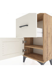 Arges Komodin Tek Raflı Tek Çekmeceli Tek Kapaklı 44x30x80 - S08M007V7A