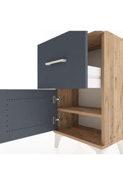 Arges Komodin Tek Raflı Tek Çekmeceli Tek Kapaklı 44x30x80 - S08M007V8A