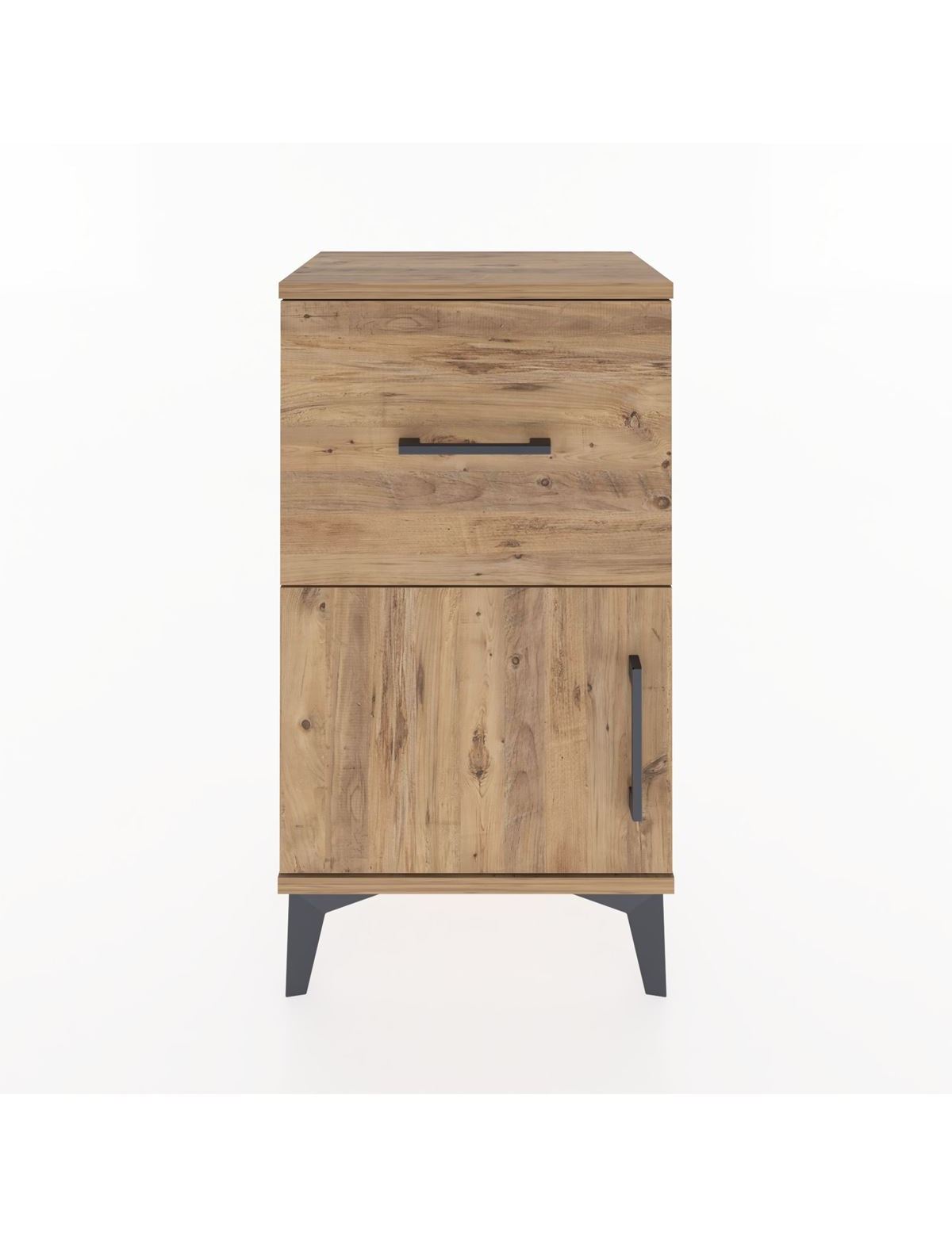 Arges Komodin Tek Raflı Tek Çekmeceli Tek Kapaklı 44x30x80 - S08M007V9A
