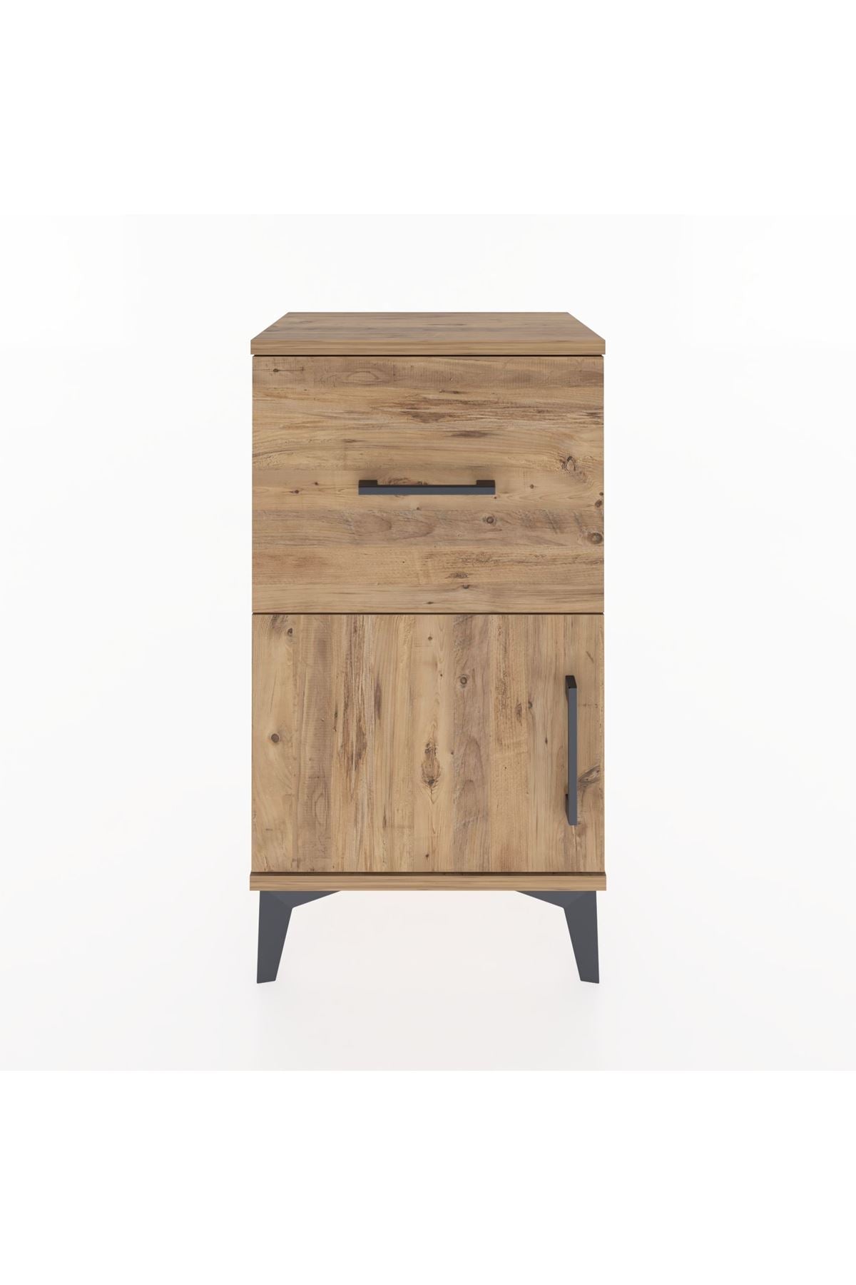 Arges Komodin Tek Raflı Tek Çekmeceli Tek Kapaklı 44x30x80 - S08M007V9A