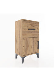 Arges Komodin Tek Raflı Tek Çekmeceli Tek Kapaklı 44x30x80 - S08M007V9A