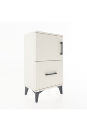 Arges Komodin 2 Raflı Tek Çekmeceli Tek Kapaklı 44x30x80 - S08M008V1A