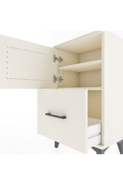 Arges Komodin 2 Raflı Tek Çekmeceli Tek Kapaklı 44x30x80 - S08M008V1A