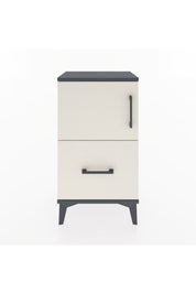 Arges Komodin 2 Raflı Tek Çekmeceli Tek Kapaklı 44x30x80 - S08M008V4A