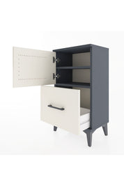 Arges Komodin 2 Raflı Tek Çekmeceli Tek Kapaklı 44x30x80 - S08M008V4A