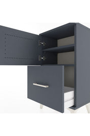 Arges Komodin 2 Raflı Tek Çekmeceli Tek Kapaklı 44x30x80 - S08M008V5A