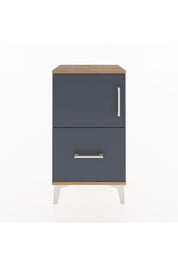 Arges Komodin 2 Raflı Tek Çekmeceli Tek Kapaklı 44x30x80 - S08M008V8A