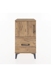 Arges Komodin 2 Raflı Tek Çekmeceli Tek Kapaklı 44x30x80 - S08M008V9A
