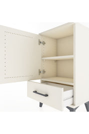 Arges Komodin 2 Raflı Tek Çekmeceli Tek Kapaklı 44x30x80 - S08M009V1A