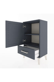 Arges Komodin 2 Raflı Tek Çekmeceli Tek Kapaklı 44x30x80 - S08M009V5A