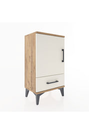 Arges Komodin 2 Raflı Tek Çekmeceli Tek Kapaklı 44x30x80 - S08M009V7A