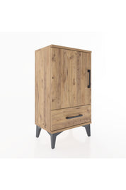 Arges Komodin 2 Raflı Tek Çekmeceli Tek Kapaklı 44x30x80 - S08M009V9A