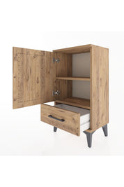 Arges Komodin 2 Raflı Tek Çekmeceli Tek Kapaklı 44x30x80 - S08M009V9A