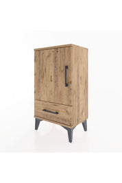 Arges Komodin 2 Raflı Tek Çekmeceli Tek Kapaklı 44x30x80 - S08M009V9A