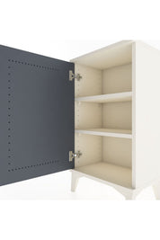 Arges Komodin 2 Raflı Tek Kapaklı 44x30x80 - S08M011V2A