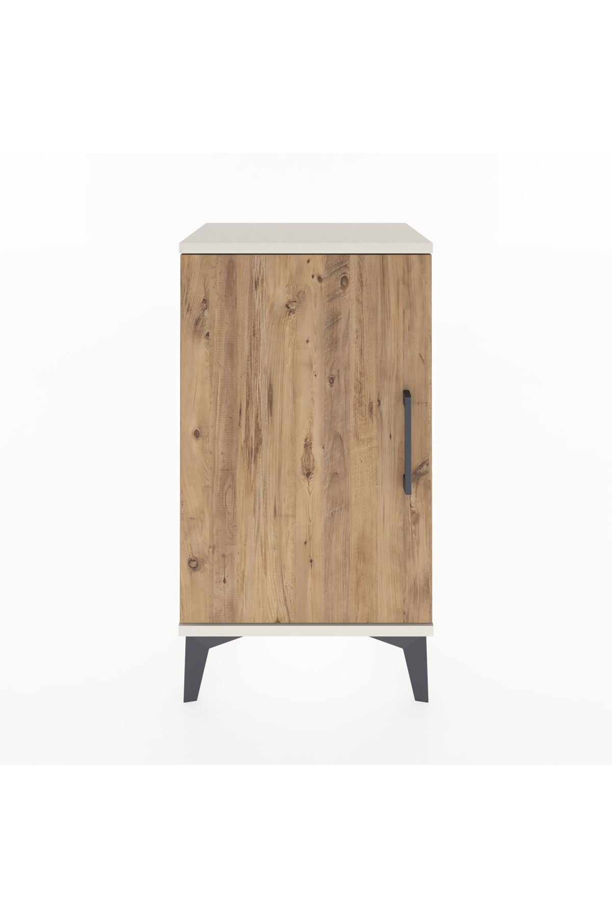 Arges Komodin 2 Raflı Tek Kapaklı 44x30x80 - S08M011V3A