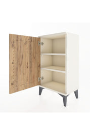 Arges Komodin 2 Raflı Tek Kapaklı 44x30x80 - S08M011V3A
