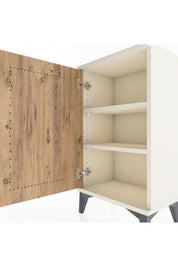 Arges Komodin 2 Raflı Tek Kapaklı 44x30x80 - S08M011V3A