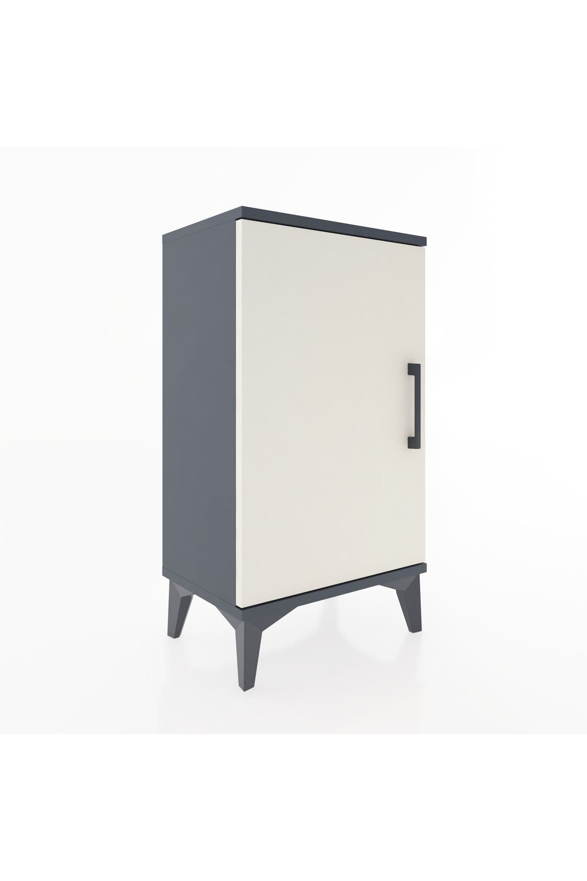Arges Komodin 2 Raflı Tek Kapaklı 44x30x80 - S08M011V4A