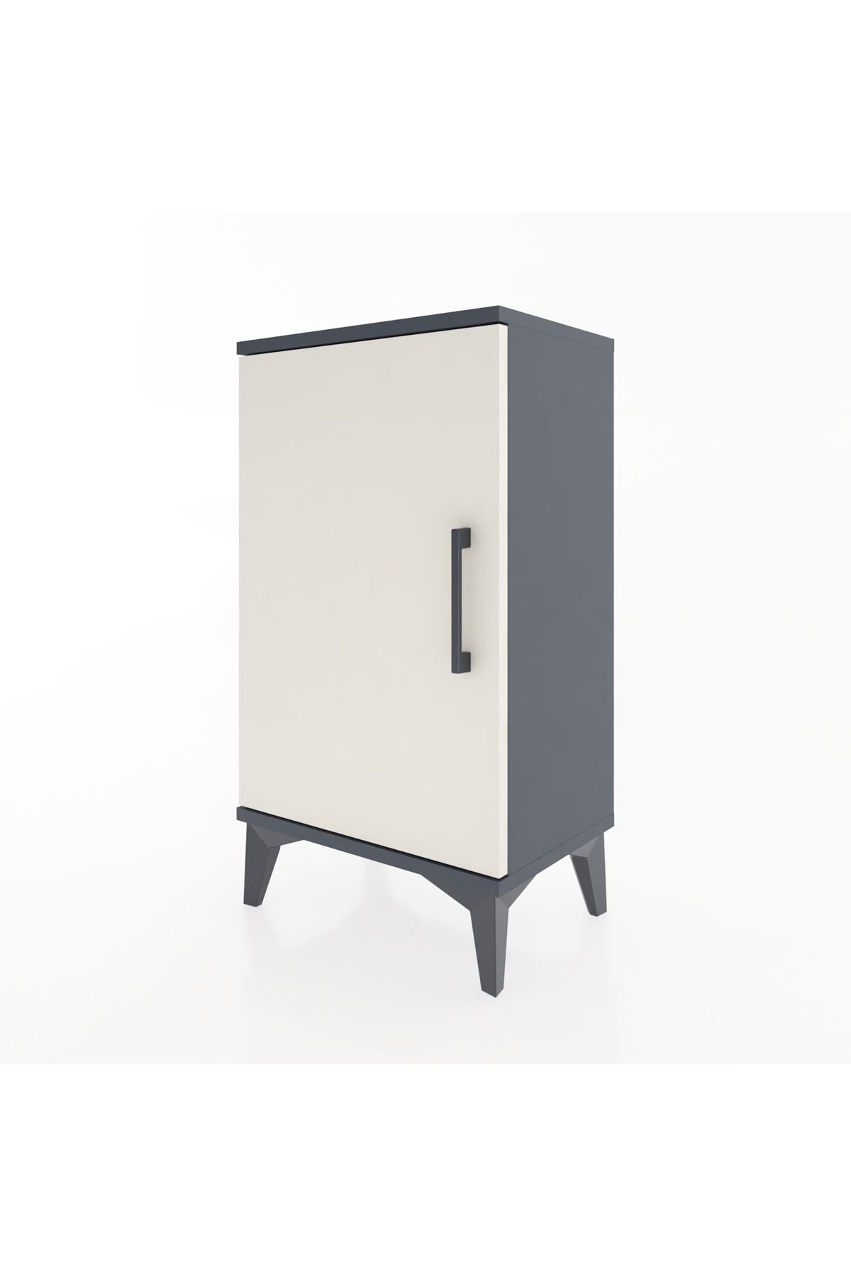 Arges Komodin 2 Raflı Tek Kapaklı 44x30x80 - S08M011V4A