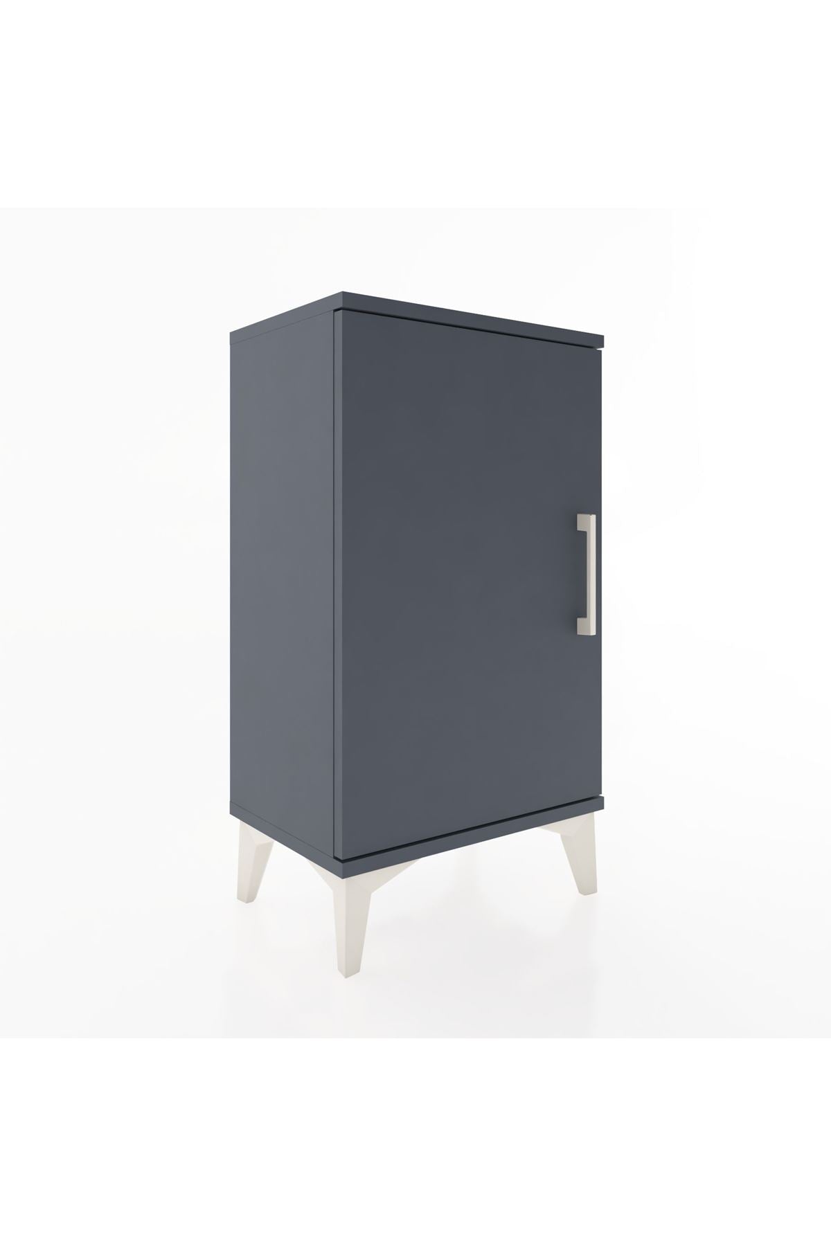 Arges Komodin 2 Raflı Tek Kapaklı 44x30x80 - S08M011V5A