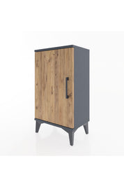 Arges Komodin 2 Raflı Tek Kapaklı 44x30x80 - S08M011V6A