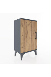 Arges Komodin 2 Raflı Tek Kapaklı 44x30x80 - S08M011V6A
