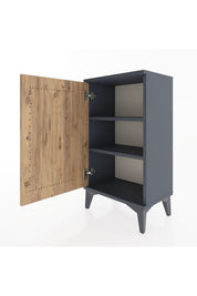 Arges Komodin 2 Raflı Tek Kapaklı 44x30x80 - S08M011V6A