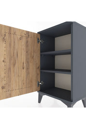 Arges Komodin 2 Raflı Tek Kapaklı 44x30x80 - S08M011V6A