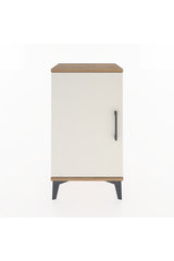 Arges Komodin 2 Raflı Tek Kapaklı 44x30x80